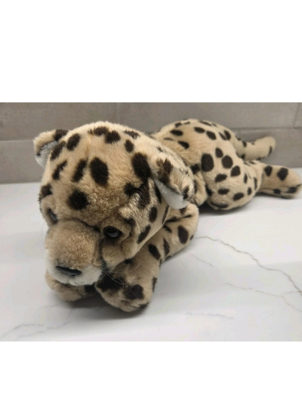 VTG Toys R Us Animal Alley Cheetah Plush 18" Leopard Cat Laying Stuffed Animal